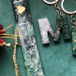 Customised Resin BookMark with Keychain